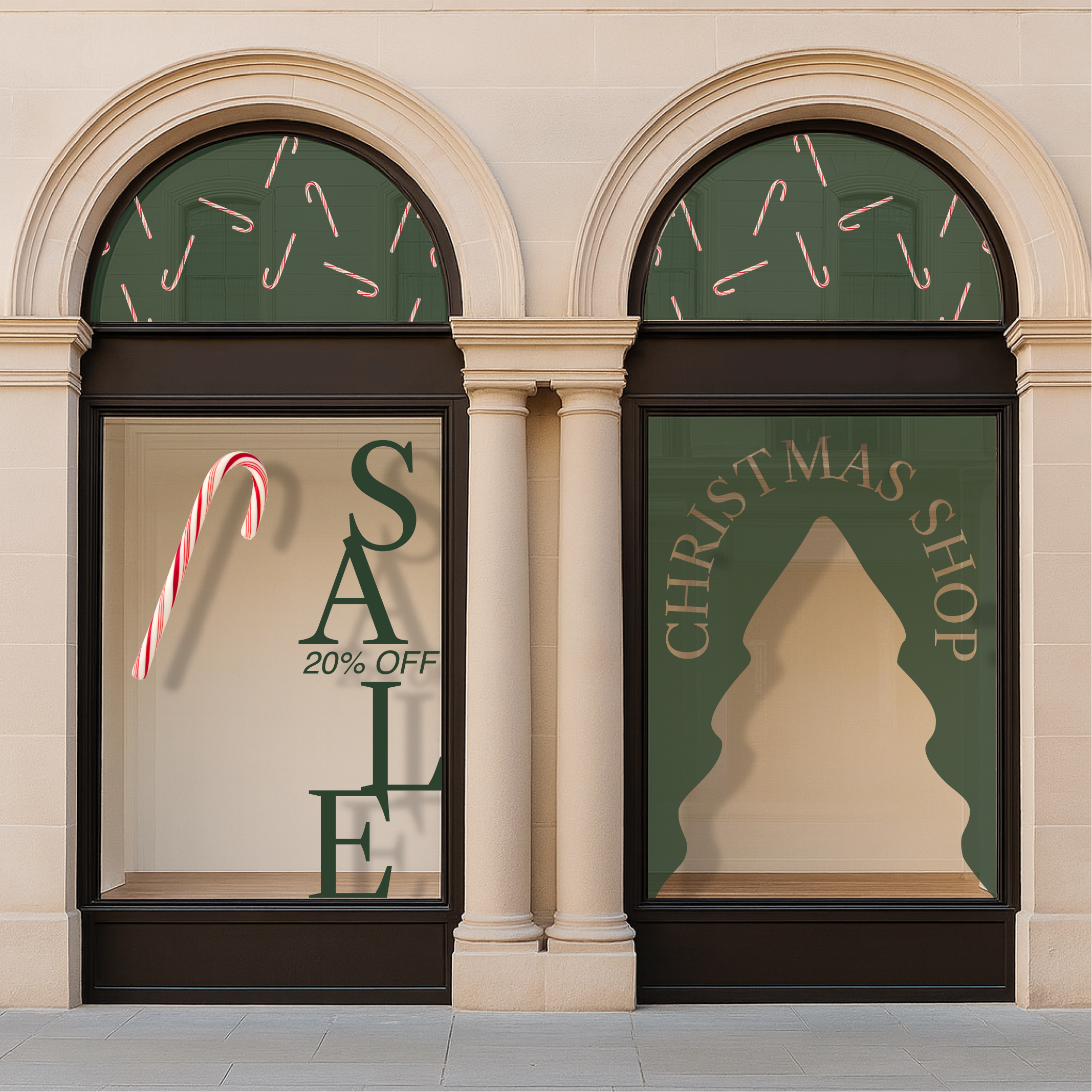 christmas shop mockup_leopard
